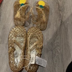 2 pairs of Old Navy jelly sandals